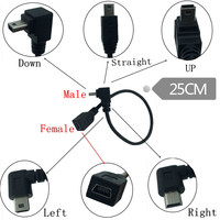 Grosir Pabrik USB 2.0 tipe B laki-laki kabel Printer sudut kanan kabel ekstensi