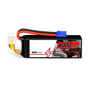Batería Lipo 22.2V 6S 4000mAh 80C con Conector EC5, Carcasa Flexible, para Dron de Carreras Clase X, 70x8x90MM, Quadcopter RC - Product Image 1
