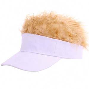 Gorra de Visera Ventilada para Verano con Peluca Integrada - Ecológica para Uso en Exteriores - Product Image 3