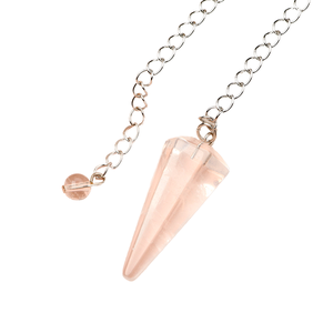 Péndulo de Cristal Natural de Cuarzo Pulido SZ GY Jewelry Folk Art con Bola de Cristal de 8mm para Ceremonia de Boda - Product Image 1