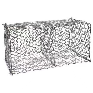 Gabion carré à trous soudés en fil de fer galvanisé pour le contrôle des inondations, les murs de soutènement et la stabilisation des rives de rivière - Product Image 2