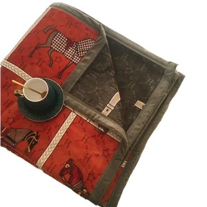 Manta de Franela de Poliéster de Doble Capa, Gruesa y Cálida, Estilo Europeo Clásico, Patrón Geométrico, para Todas las Estaciones - Product Image 3
