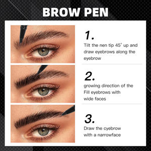 2025 Popular OEM/ODM personalizado al por mayor multifuncional sin manchas impermeable sudor ceja cepillo ceja lápiz - Product Image 6