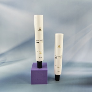 30ML White <b>Plastic</b> <b>Tube</b> For White Sunscreen Glass Skin SPF 50+ UVA/UVB Cosmetic Squeeze Packaging Soft Sunscreen <b>Tube</b> - Product Image 2