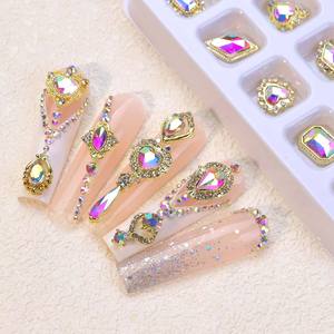 Nail Art K9 Joyas de diamantes en forma especial Cristal de alta calidad Brillante Multifacético Parte inferior puntiaguda Rhinestone LOGOTIPO personalizado - Product Image 2