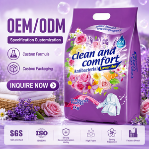 <span class=keywords><strong>1</strong></span> kg de Detergente en Polvo Savon En Poudre con Diferentes Aromas, Detergente de Alta Calidad para Lavandería, Limpieza Profunda - Product Image 1