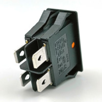 Interrupteur à bascule 4 broches pour bateau à LED, interrupteur à bascule rouge à LED PA66 250Vac, interrupteur électrique