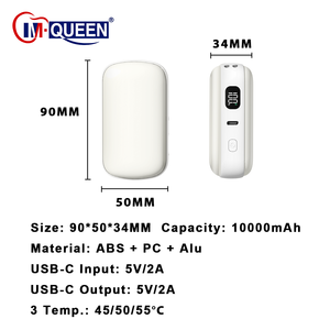 Chauffe-mains personnalisé réutilisable, batterie externe 10000 mAh, chauffe-mains électrique portable, cadeau, chauffe-mains USB rechargeable pour femmes et hommes - Product Image 2