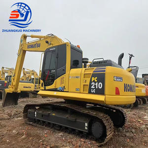 Maquinaria de construcción Komatsu Pc210 usada 21 toneladas, excavadoras sobre orugas originales de Japón Komatsu Pc210, precio bajo a la venta - Product Image 1