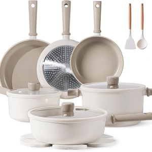 Magnífico Juego de Utensilios de Cocina Antiadherentes Serie Ac, Fondo Compuesto, Apto para Inducción, Gas y Horno, para Uso Doméstico - Product Image 2