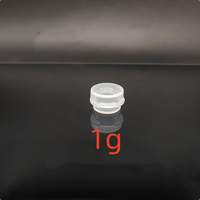 Prix de gros d'usine 1g 3g 5g 10g Boîte à charnière en plastique pour cosmétiques Mini emballage alimentaire de qualité alimentaire