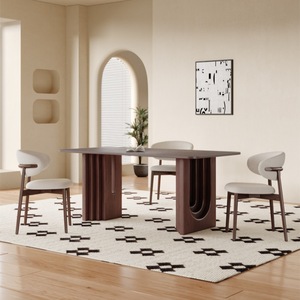 Scarpa <b>Table</b> 4 Piece Solid Wood <b>Dining</b> Set <b>White</b> Ash Wood Durable Box Frame Structure <b>Dining</b> Room Furniture - Product Image 1