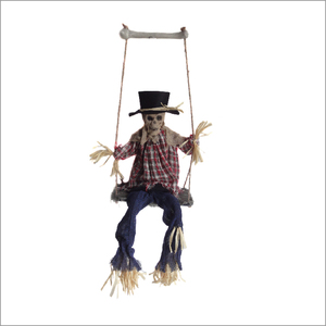 Décorations d'Halloween amusantes pour fête à thème maison hantée, animatroniques, <span class=keywords><strong>zombie</strong></span> à bascule, fantôme suspendu - Product Image 1