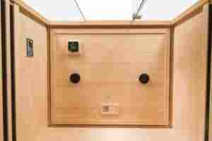 Saunas de Hemlock para 5 Personas V Health, Sauna de Infrarrojos Lejanos con Salida de Fábrica - Product Image 4