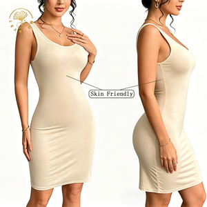 Robe de Soirée Chic et Décontractée pour Femme – Modèle Été Blanc en Maille, Mini, Élégante, Moulante, Qualité Supérieure - Product Image 2