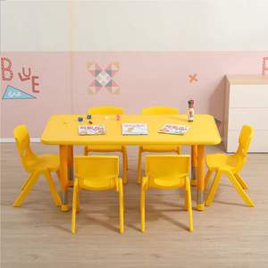 Escritorio Metálico Moderno Ajustable y Sillas de Plástico para Niños, Escritorio Escolar - Diseño Ecológico - Product Image 4