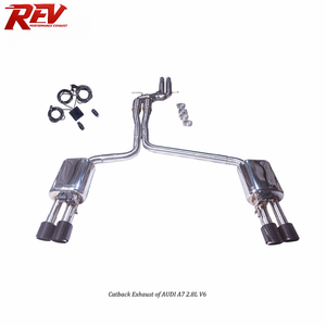 Sistema de Escape Valvetronic Catback Específico para <span class=keywords><strong>Audi</strong></span> A7 2.8L REV 2012, Acero Inoxidable con Acabado Pulido Espejo, Grosor de 1.5 mm - Product Image 2