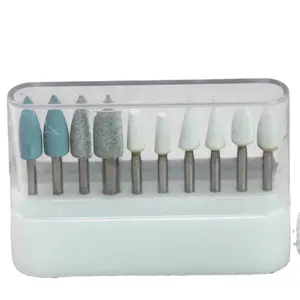 Fresas de piedra y Silicón para dentadura, juego compuesto de acabado y pulido para empastes de arcade - Product Image 1