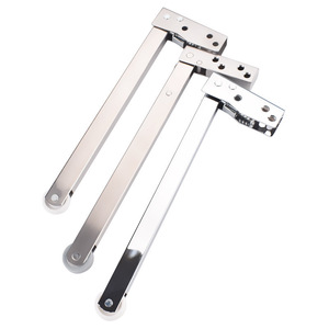 Cerrador de Puerta Secuencial de Acero Inoxidable, 15-55 kg, Velocidad Ajustable, Abrepuertas Industrial - Product Image 1