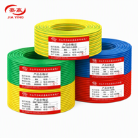 Câble d'alimentation industriel Jiaying Industries 35-185mm² BV, fil de cuivre massif BC, isolé PVC, monoconducteur, pour mise à la terre et ligne principale
