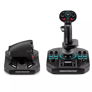 Thrustmaster Flight Joystick SOL-R4 Throttle + Set Compatible With <b>PC</b> Simulation Air Combat Game <b>Sticks</b> SOL-R 4 SOL-R 4 - Product Image 1