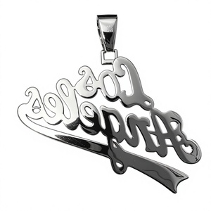Men's Los <b>Angeles</b> Heart Moissanite Micro Insert Pendant 925 Sterling Silver Hip Hop <b>Charm</b> Jewelry for Party - Product Image 3