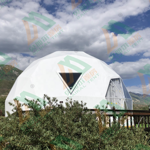 Grande <span class=keywords><strong>Tenda</strong></span> a Cupola <span class=keywords><strong>Trasparente</strong></span> in PVC Bianco Geo, Insonorizzata - Product Image 6