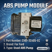 Module de commande ABS d'origine d'occasion CV61-2C405-EC RoMoCo pour système de freinage antiblocage Ford