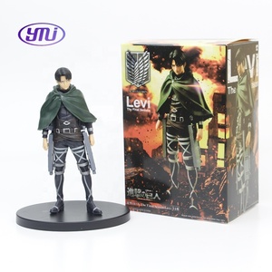 H16CM con caja Attack on Titan <span class=keywords><strong>Levi</strong></span> figura <span class=keywords><strong>Mikasa</strong></span> Ackerman PVC figura de acción anime - Product Image 1