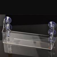 Porte-boisson portable en acrylique transparent pour réfrigérateur-Stockage de distributeur de boissons à ventouse