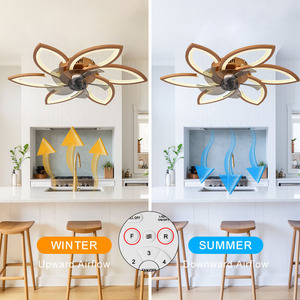 Ventilateur <span class=keywords><strong>de</strong></span> plafond intelligent silencieux avec éclairage pour salon et chambre à coucher, à haut débit d'air - Product Image 3