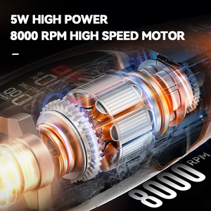 Cho Kemei KM-1687 có thể sạc lại điện tóc tông đơ DLC tráng lưỡi gốm 8000 vòng/phút kim loại thân máy bay dao cạo cho hộ gia đình sử dụng - Product Image 5