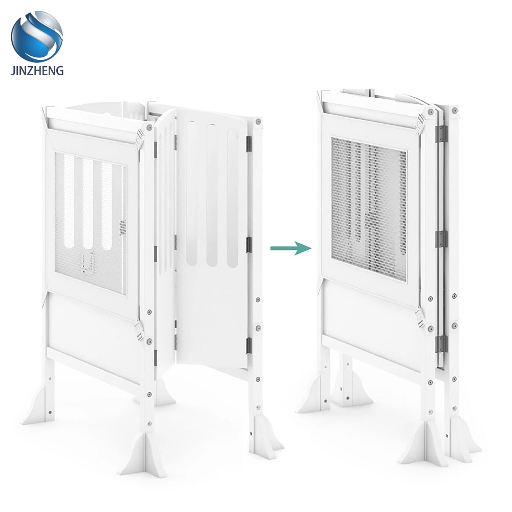 3-in-1 Convertible Learning Tower, Foldable Toddler Stool Montessori Wooden Learning Tower with Safety Net