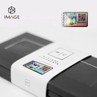Autocollants holographiques anti-effraction avec numéro de série imprimé en 2D et 3D UV