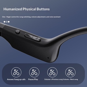 Écouteurs sans fil Bluetooth à conduction osseuse, étanches, pour le sport, avec fente pour carte mémoire, longue autonomie, pour l'extérieur - Product Image 4