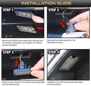 Signal lumineux de plaque d'immatriculation e-mark SMD pour <span class=keywords><strong>Dodge</strong></span> <span class=keywords><strong>Viper</strong></span> 2013 à 2017, sans erreur, produit authentique, 12V - Product Image 6