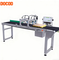 Máquina Codificadora de Fechas de Caducidad de Huevos al por Mayor DOCOD T600-6 Impresora Industrial de Inyección de Tinta Térmica de Alta Velocidad de 76.2mm para Códigos QR y Códigos de Barras