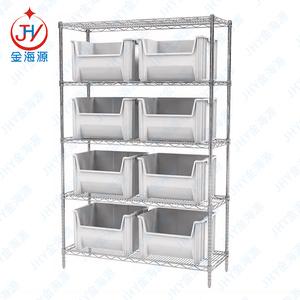 מחסן קיבולת גבוהה מדף חוט כבד מדפים נירוסטה 4 מתלים שכבה - Product Image 5