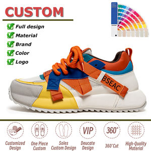 Productos más vendidos 2024, zapatillas de deporte con aumento de altura gruesas personalizadas de alta calidad para hombre, zapatos para caminar para mujer - Product Image 2