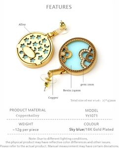 목걸이 귀걸이 주얼리 세트 오리지널 디자인 심플 목걸이 여성 악세사리 여성용 주얼리 도매 - Product Image 5