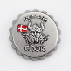 Imán de Refrigerador de Metal con Diseño Personalizado y Logotipo, Recuerdo Turístico de <span class=keywords><strong>Oslo</strong></span>, Noruega, Vikingo, Precio de Fábrica - Product Image 4