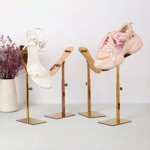 ชั้นวางรองเท้าสแตนเลส, แท่นโชว์แผ่นรองรองเท้า, ชั้นวางรองเท้าอเนกประสงค์สำหรับเคาน์เตอร์ห้างสรรพสินค้า - Product Image 1