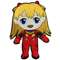 Échantillon gratuit personnalisé personnage de dessin animé Anime mignon fer sur patch de broderie patch brodé emballage bâton patchs de support