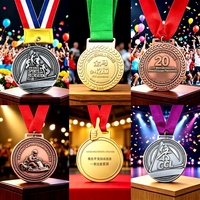 Trophée de Récompense en Alliage de Zinc Massif Personnalisé pour Impression Numérique 3D, Meilleure Vente, Finition Éclatante