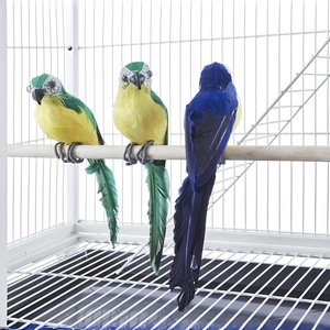 Volière extérieure en fer forgé à motif massif avec éléments en plastique pour l'élevage de perroquets, de tourtereaux et d'autres oiseaux de compagnie - Product Image 4