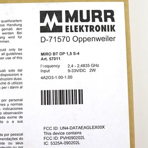 Plc Elektronik Slave <strong>Miro</strong> Bt Dp 1.5 S-4 57011 Sie for Warranty Product - Product Image 2