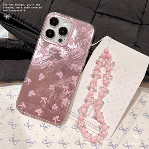 Funda protectora Little Flower Bowknot Swirl para Apple para iPhone 17 Pro Max y 16 Promax Incluye protector de cámara - Product Image 3