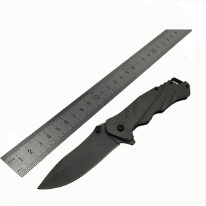 Couteau tactique multifonctionnel entièrement en acier inoxydable, couteau de camping multi-usages, couteau de survie pour la forêt et la jungle avec trou pour cordon - Product Image 2