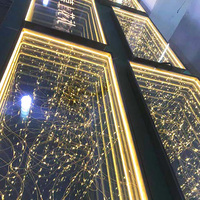 Articles de fête Boîte de nuit gonflable avec Led et sol Location commerciale École Piste de danse Matériaux A Mene La Lumière De
