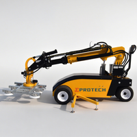 Nouveau ventouse électrique industrielle tout-terrain avec vérin hydraulique et rotation à 360° pour le transport en entrepôt